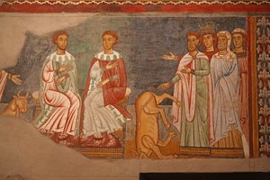 Scene from the Life of Emperor Constantine and St Sylvester by Unknown